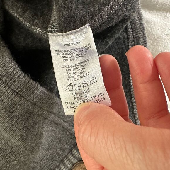 Prana Women’s Small Lucia Wool Blend Turtleneck Sweater - Picture 5 of 7